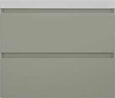 Style Line Тумба под раковину Манхэттен 70 Plus подвесная эмаль олива матовая